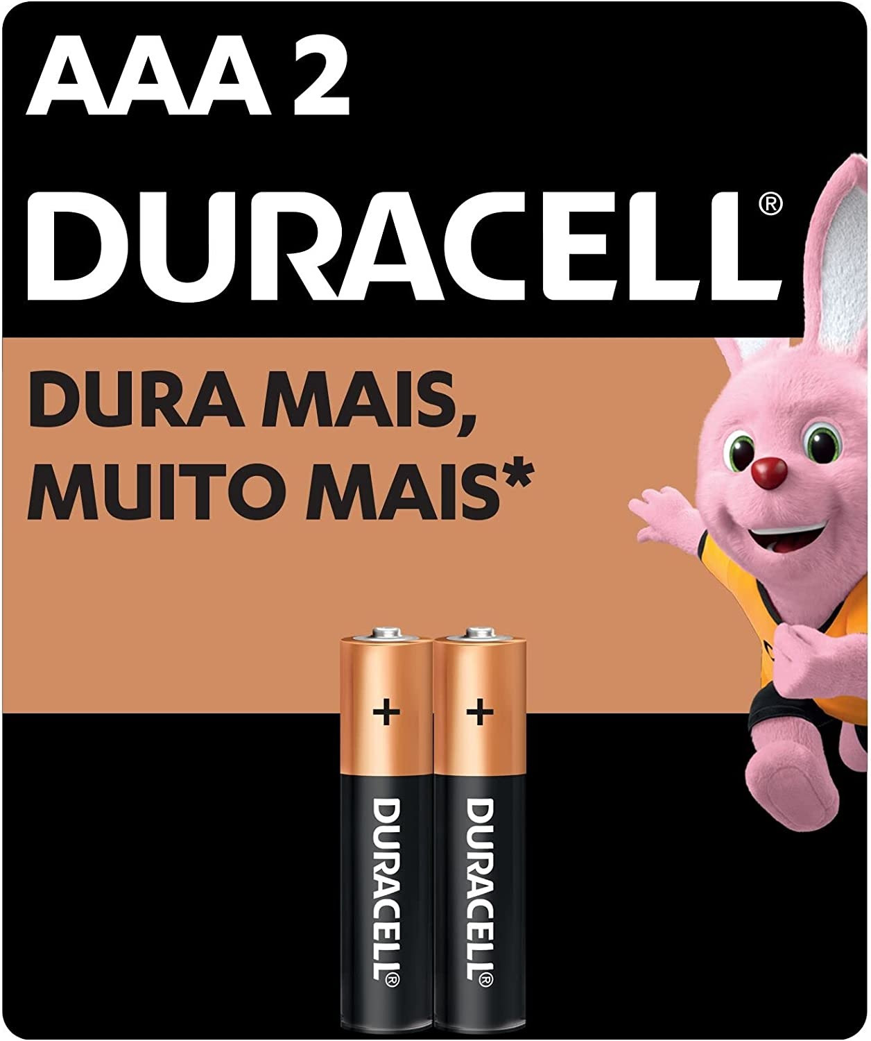 Pilha Recarregável AA Alcalina Duracell 2 unidades